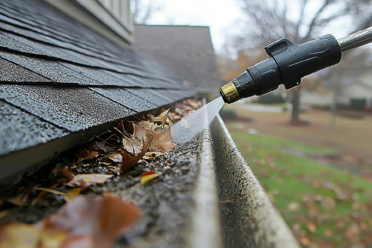 3 mosse sicure per pulire le grondaie e non rischiare mai di salire sul tetto